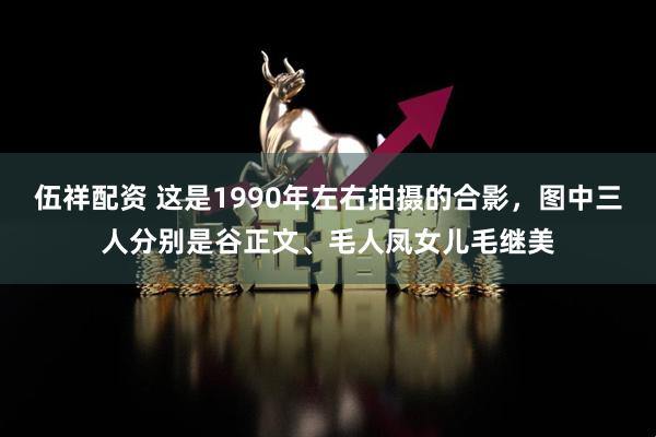 伍祥配资 这是1990年左右拍摄的合影，图中三人分别是谷正文、毛人凤女儿毛继美